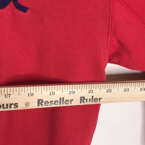 Vintage boss America red pullover unisex sweater size medium - Picture 6 of 10